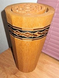 Wooden Flower Vase