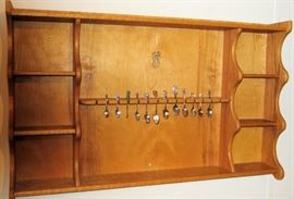Shelf with Spoon Collection