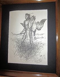 Pen & Ink Drawing by Edgar 1980