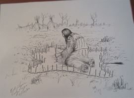 Pen & Ink Drawing by Edgar 1980 #3