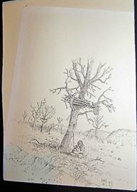 Pen & Ink Drawing by Edgar 1980 #4