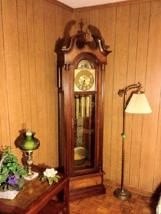 1970's Grandfather Clock made in Michigan w/ nice Hermily movement works perfectly, sounds great. Much better than your newly made clocks.
