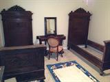 Victorian twin beds.