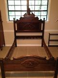 victorian era bed.