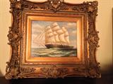 original oil painting.