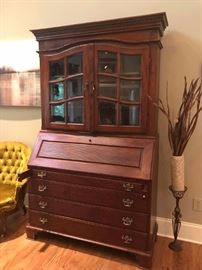 8		sectary with glass doors top 4 drawers 48x20-33x81	 $800.00 
