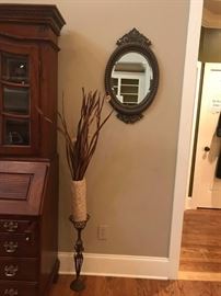 30	misc.	oval bevel metal mirror 16x29	 $75.00 
