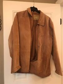 47	 	boston harbor xl leather coat  men	 $65.00 
