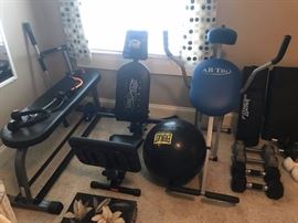 32		Ab tilt exercise machine	 $35.00 
33		Jake bun and thigh rocker 	 $65.00 
34		weight bench by fit gear 	 $40.00 

