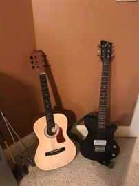 41		1st act accustic guitar 	 $25.00 
42		1st act electric guitar 	 $25.00 
