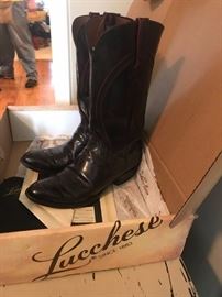 #50  Luchese Size 7H Mens Cowboy Boots   $35