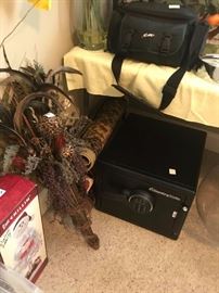 36		Sentry black fire proof safe 	 $40.00 
