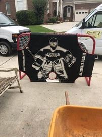 82		hocky net w golie 	 $75.00 
