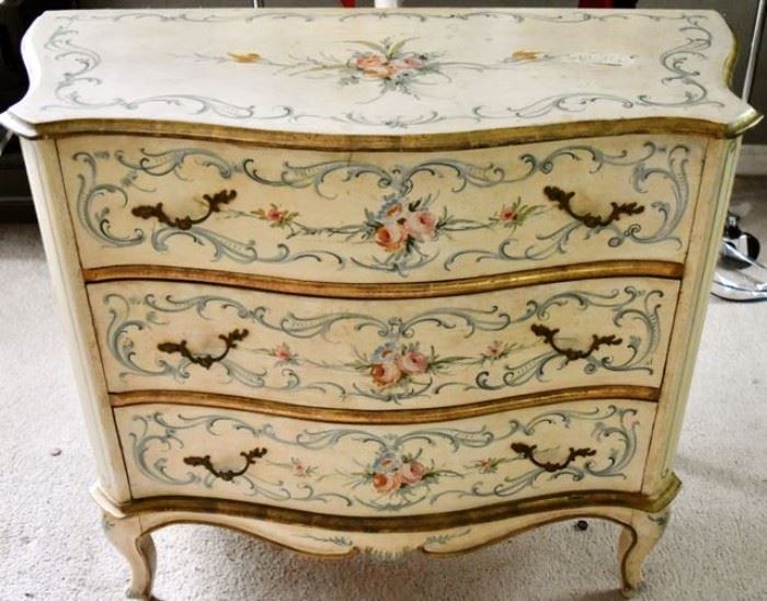 Italian Hand-painted Chest of Drawers