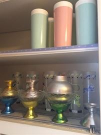 Fun vintage drinkware