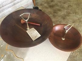 Didware Walnut nutcrackers/ashtrays?