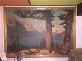 Huge framed picture - probably 6 feet by 4 feet...maybe bigger