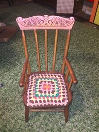 Children's chair (NOT rocking chair) solid and cute