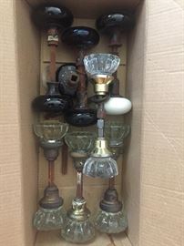 Antique door knobs...probably from an 1880's farm house