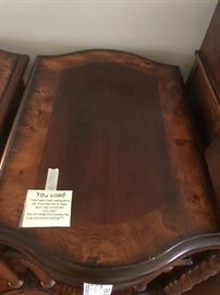 #6 (2) end tables w/drawers 16x24x29 $175 ea.