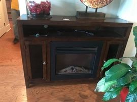 #5 Electric fireplace ent. center 56x15x40 $300