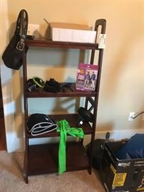 #9 wood bookcase 24x14x55 $75