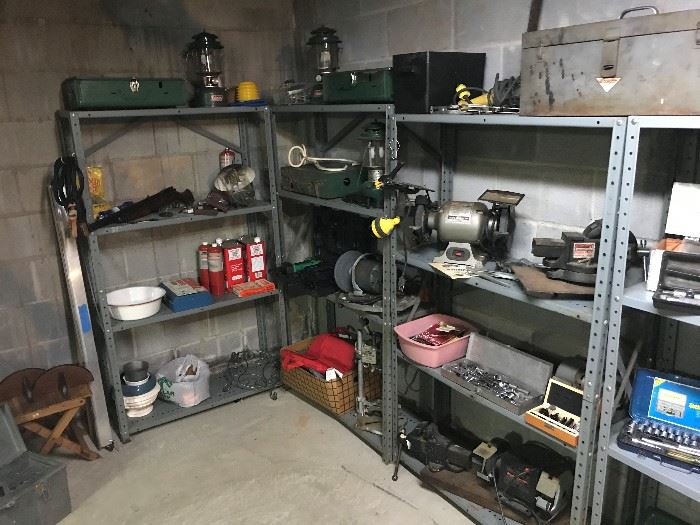 Saws, Grinders, Camp Stoves, Camping Lanterns, tool Boxes, 