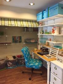 Craft Room with Many Supplies