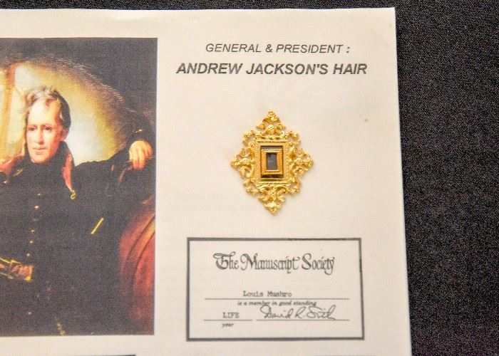 Andrew Jackson's Hair (with certification)