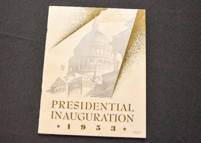 Dwight Eisenhower / Richard Nixon 1953 Presidential Inauguration Program
