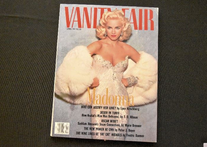 Vanity Fair Magazine, April 1991, Madonna Cover 