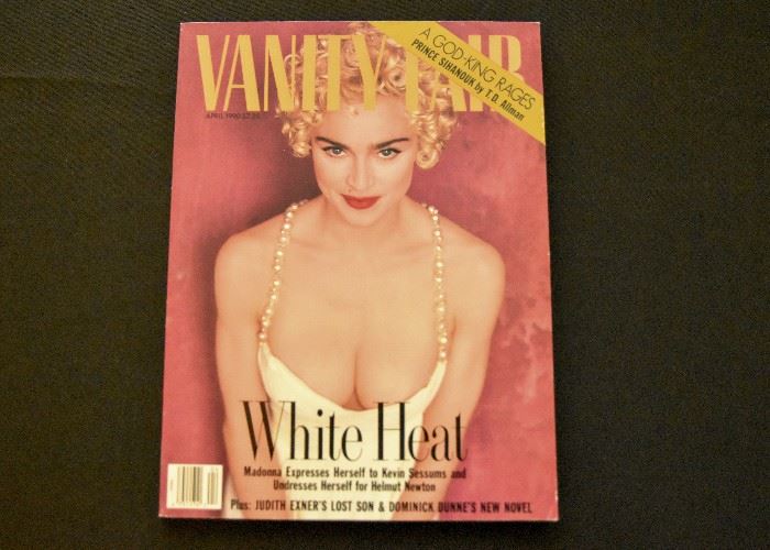 Vanity Fair Magazine, April 1990, Madonna Cover 