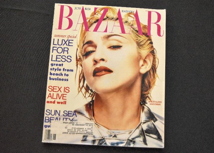 Bazaar Magazine, June 1990, Madonna Cover 