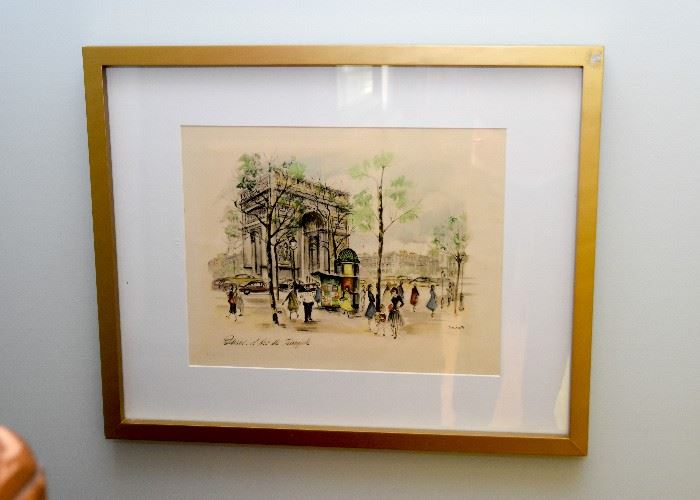 Framed Artwork - Arc de Triomphe, Paris