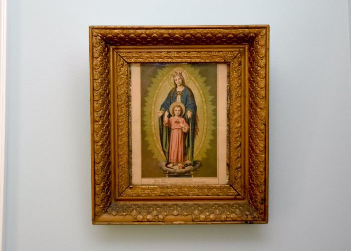 Framed Religious Artwork - Madonna & Child