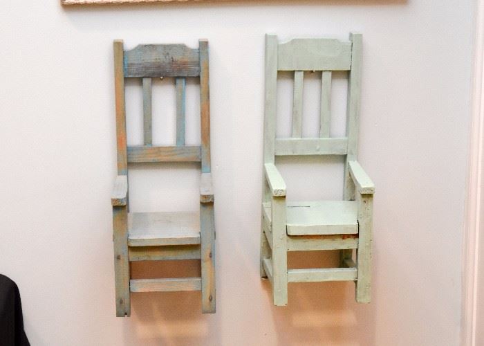 Wooden Doll Chairs
