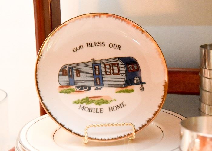 "God Bless Our Mobile Home" Collector Plate