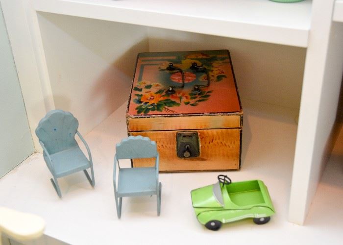 Chinese Painted Jewelry Box, Toys