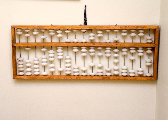 Large Wooden Abacus (purchased in China)