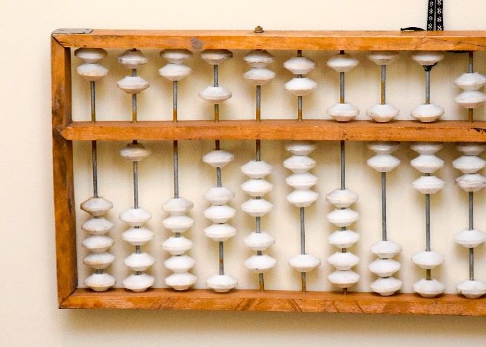 Large Wooden Abacus (purchased in China)