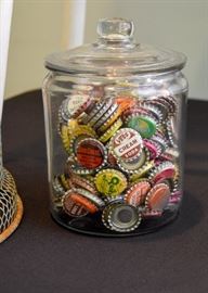 Jar of Bottle Caps 