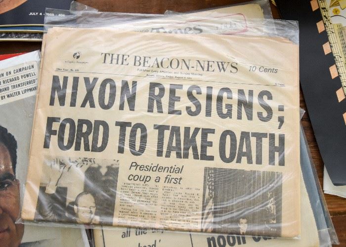 Richard Nixon Newspapers & Periodicals