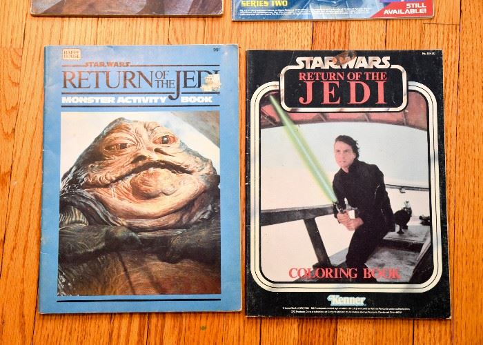 Vintage Star Wars Coloring / Activity Books