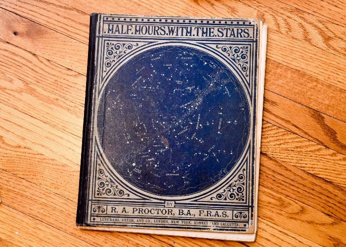 Antique / Vintage Book - Half Hours with the Stars