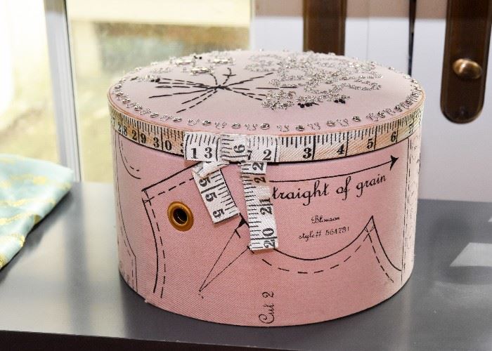 Adorable Sewing Box with Notions