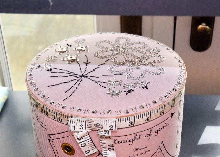 Adorable Sewing Box with Notions