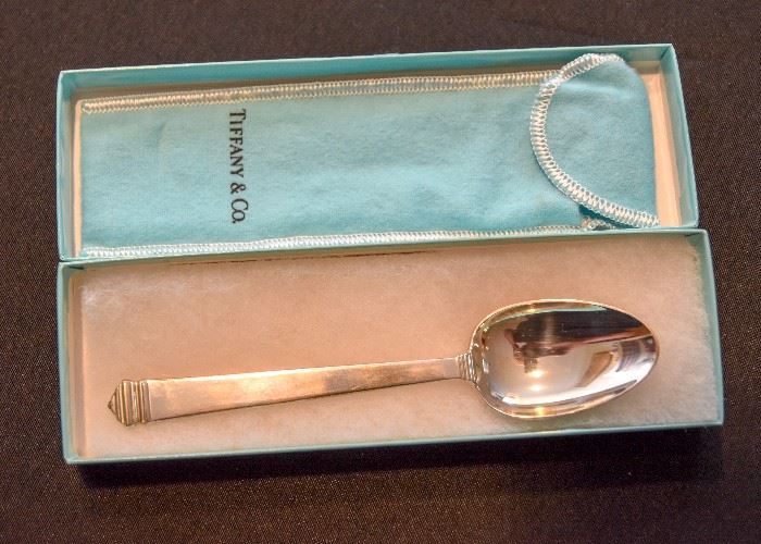 Tiffany Sterling Silver Flatware Spoon