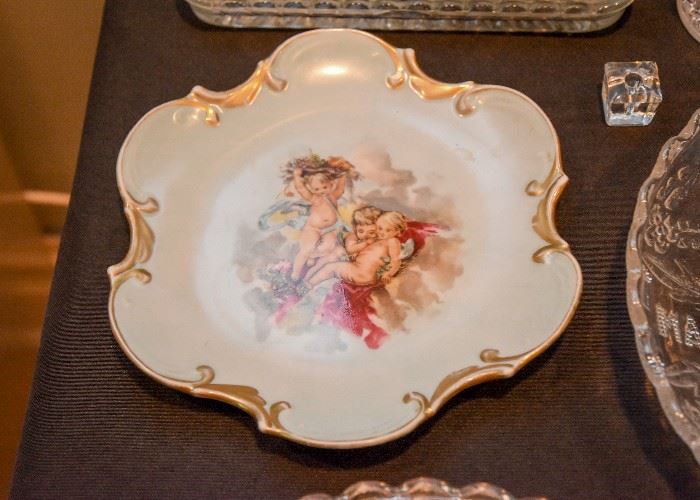 Vintage Hand Painted Fine China Plate