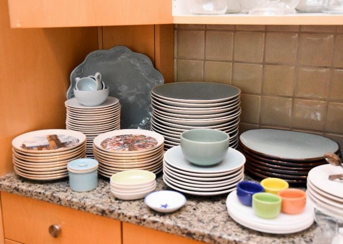 Plates, Platters, Dinnerware, Etc.