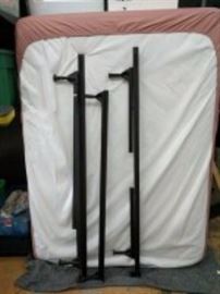 queen sized bed with frame